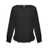 Biz Collection The Madison Boatneck | Ladies | Long Sleeve Black Shirts & Tops