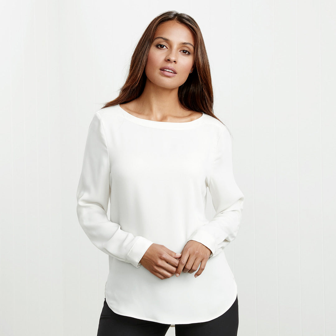 Biz Collection The Madison Boatneck | Ladies | Long Sleeve Shirts & Tops