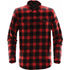 Stormtech The Logan Snap Front Shirt | Mens Black/Red Shirts & Tops