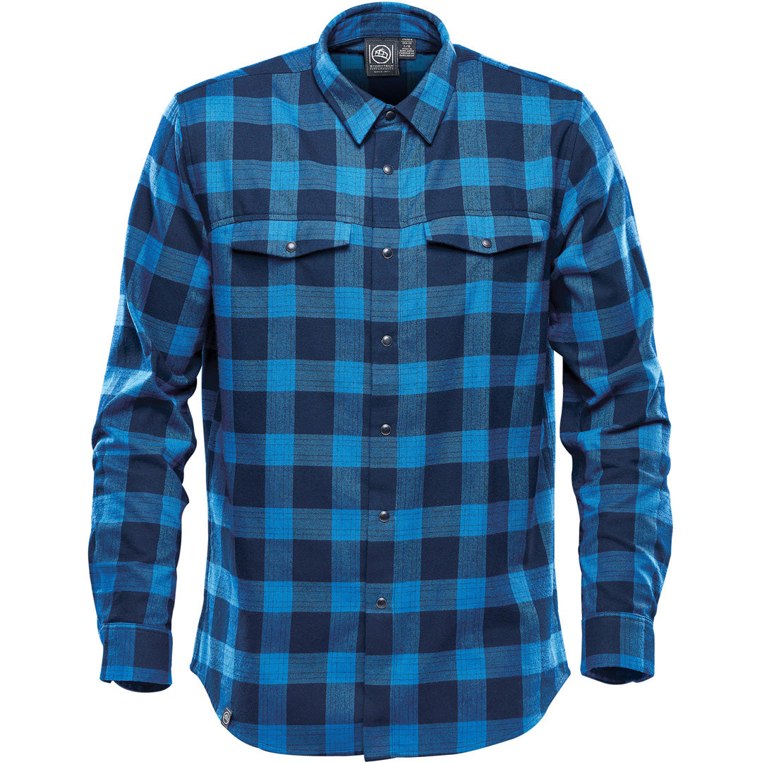 Stormtech The Logan Snap Front Shirt | Mens Royal Shirts & Tops