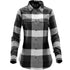 Stormtech The Logan Snap Front Shirt | Ladies Black/Grey Shirts & Tops