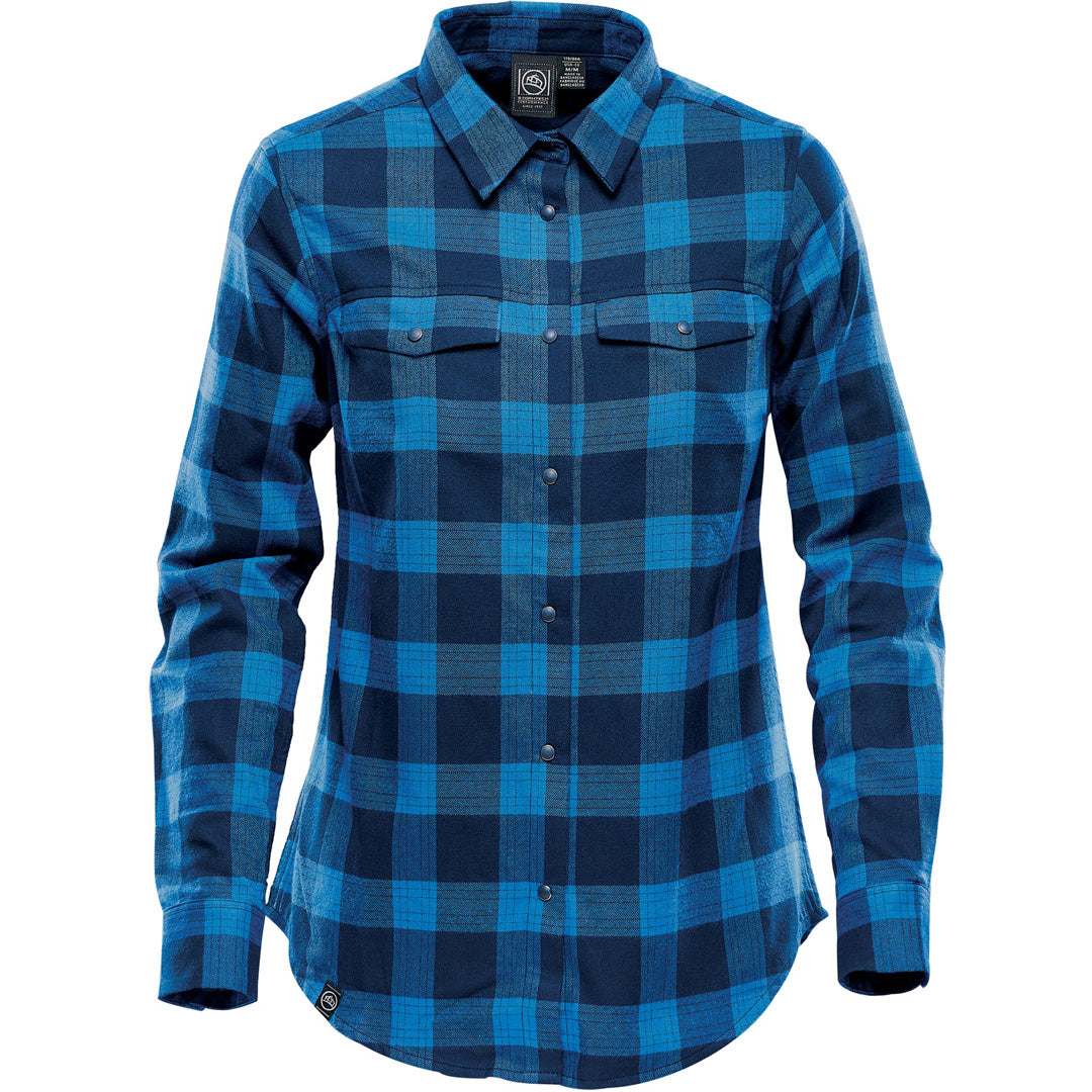 Stormtech The Logan Snap Front Shirt | Ladies Royal Shirts & Tops