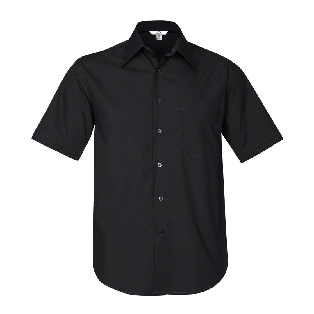 Biz Collection The Metro Shirt | Mens | Short Sleeve Black Shirts & Tops
