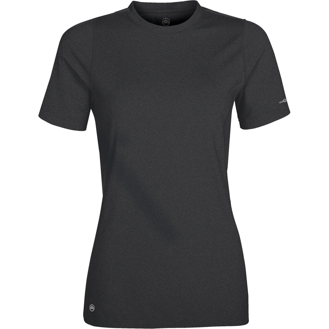 Stormtech The Lotus H2X Tee | Ladies Carbon Marle Shirts & Tops