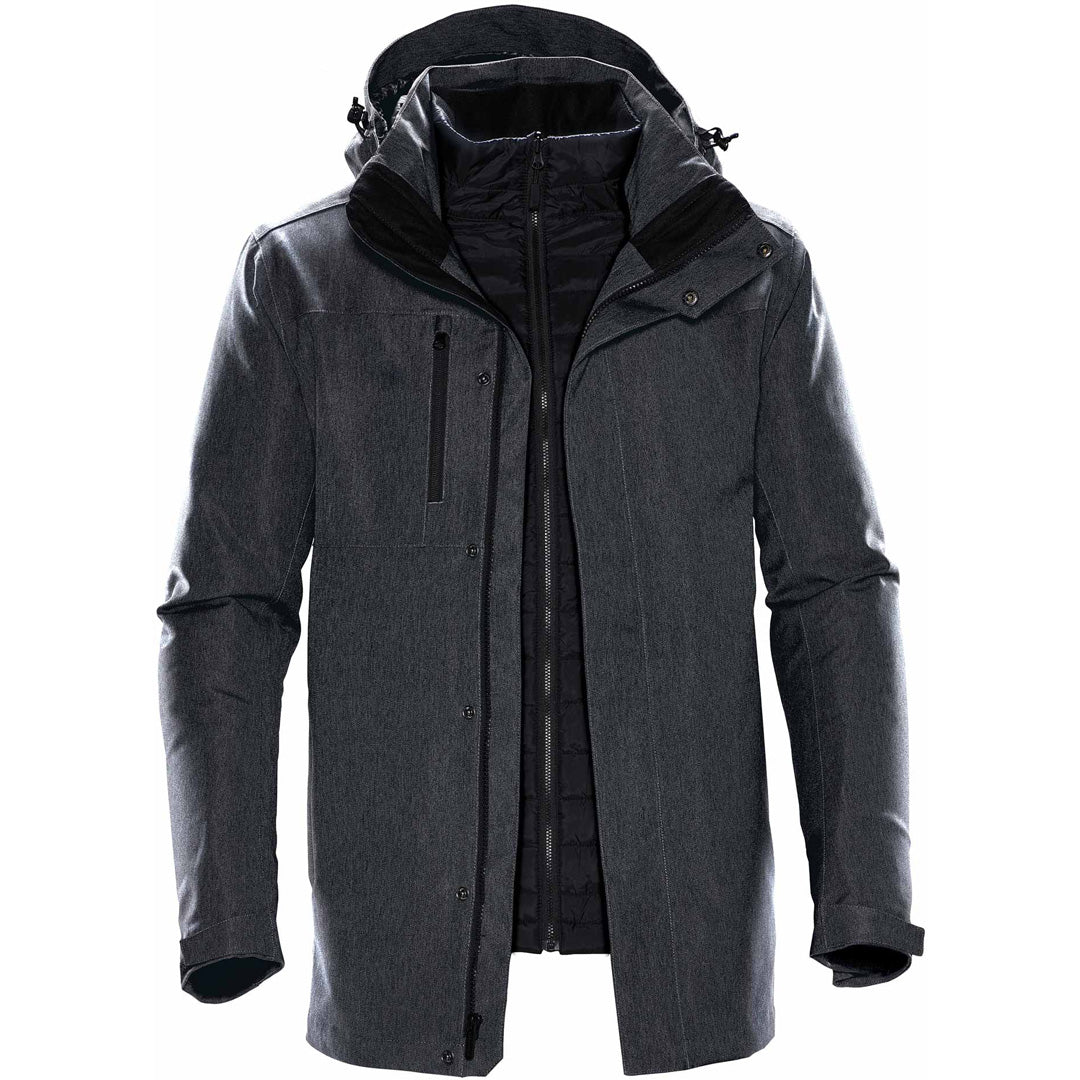 Stormtech The Avalante System Jacket | Mens Charcoal Coats & Jackets