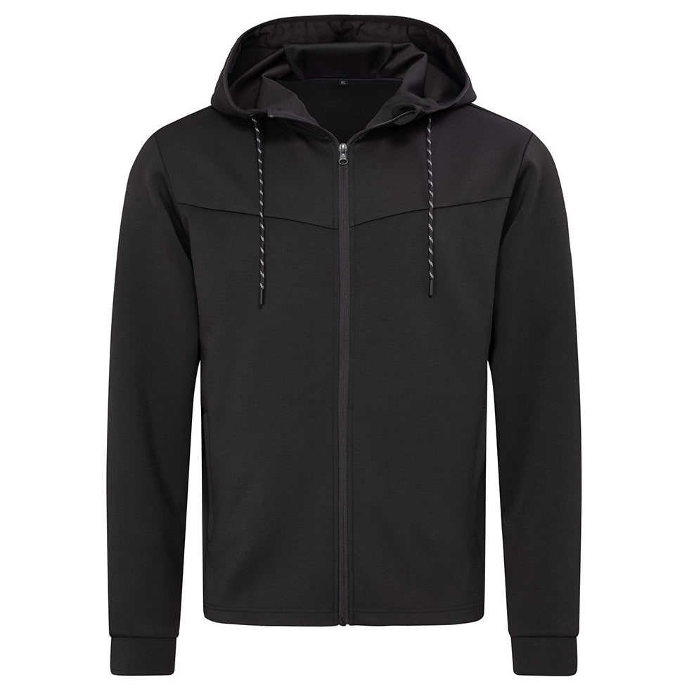 Stedman The Recycled Scuba Jacket | Mens Black Hoodie