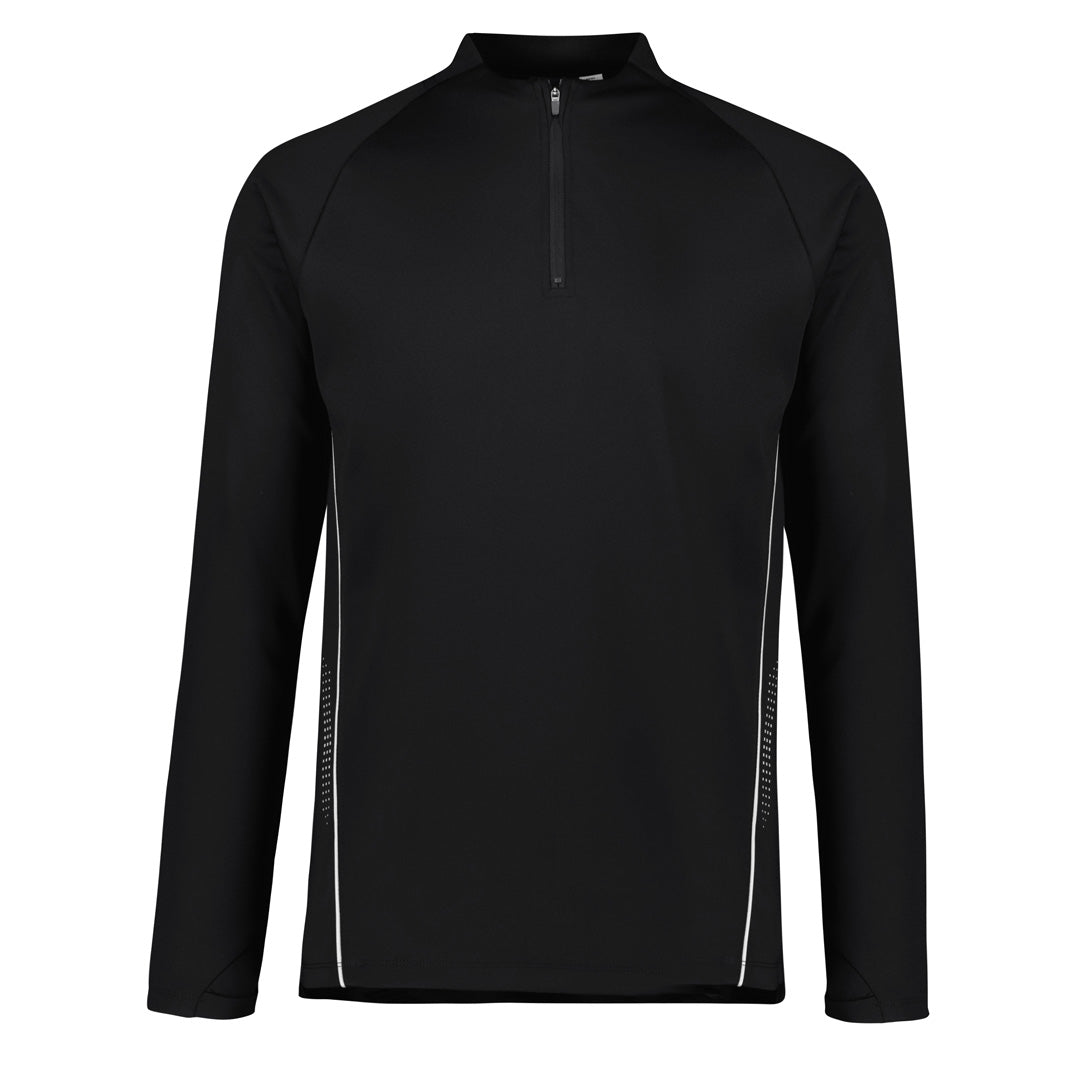 Biz Collection The Balance Mid Layer Top | Adults | Long Sleeve Black/White Shirts & Tops