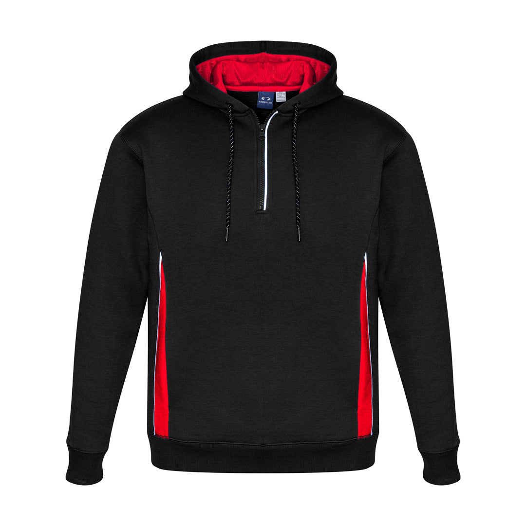 Biz Collection The Renegade Hoodie | Adults Black/Red/Silver Outerwear