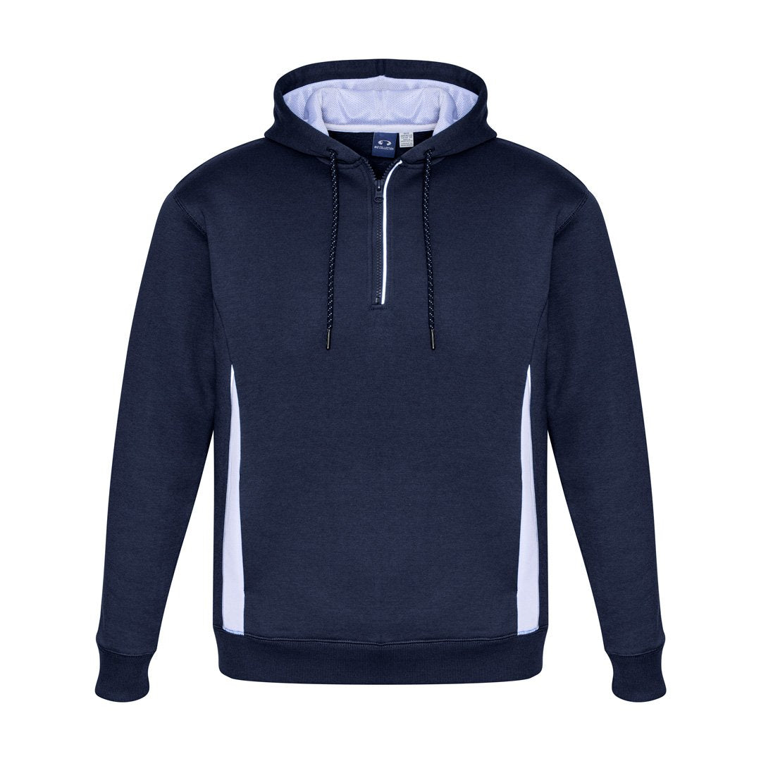 Biz Collection The Renegade Hoodie | Adults Navy/White/Silver Outerwear