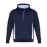 Biz Collection The Renegade Hoodie | Adults Navy/White/Silver Outerwear