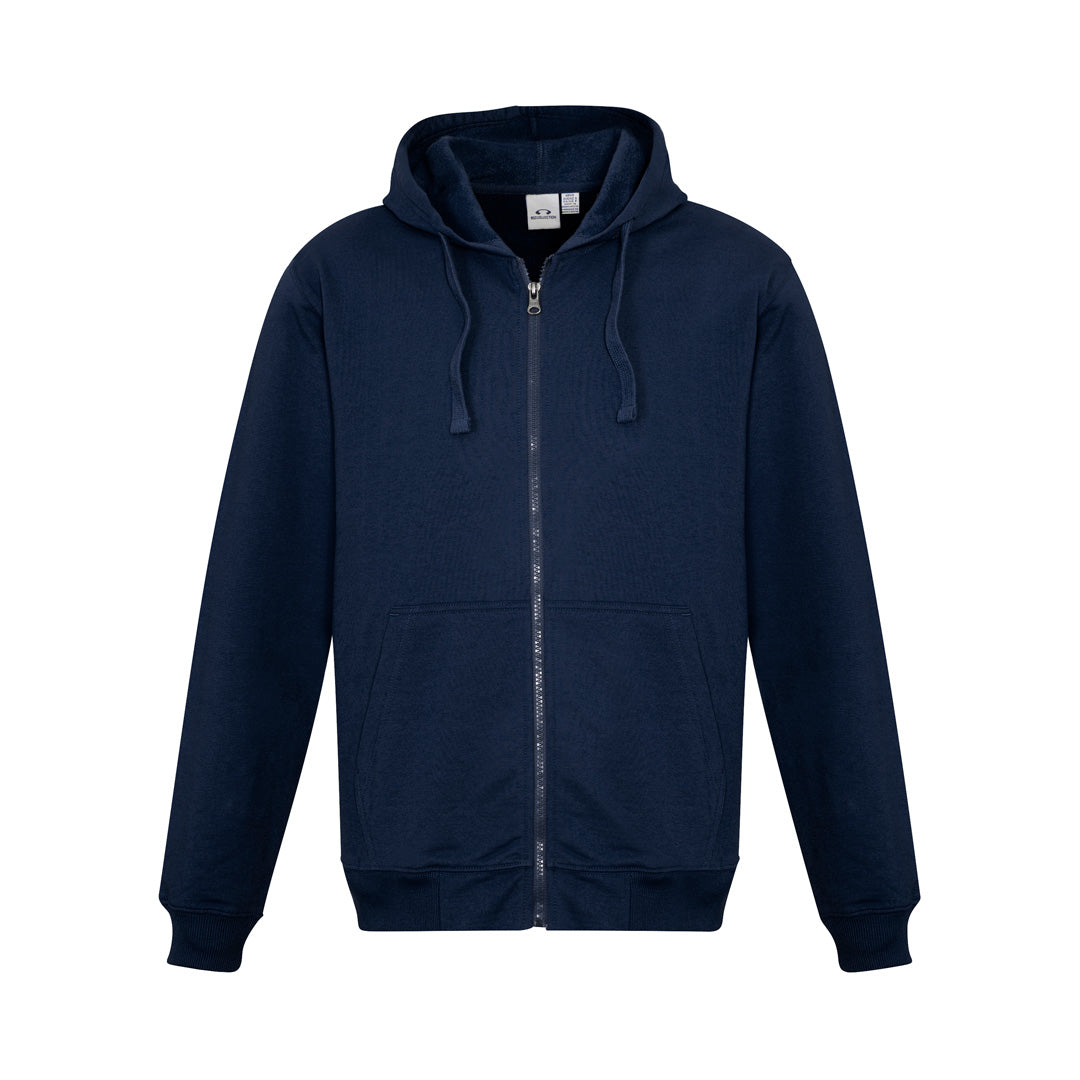 Biz Collection The Crew Zip Hoodie | Mens Navy Outerwear