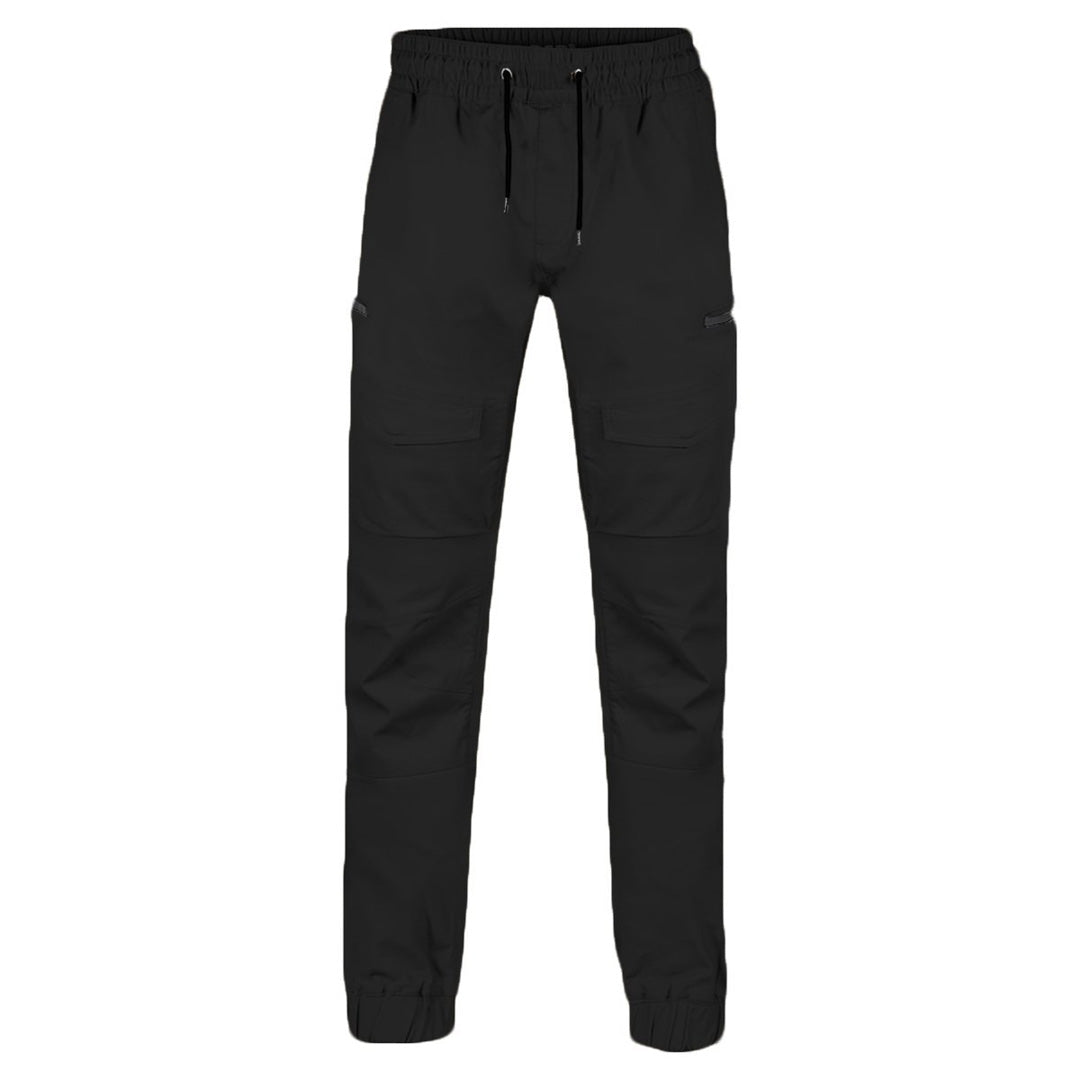 Bad Workwear The Bad Saviour Cuffed Work Pant | Mens Black Pants