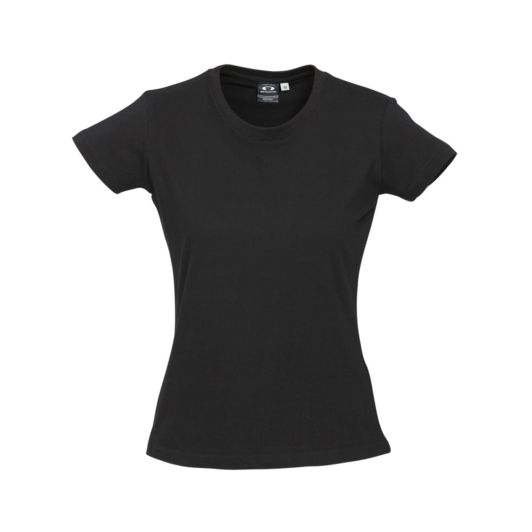 Biz Collection The Ice Tee | Ladies | Short Sleeve | Dark Colours Black Shirts & Tops
