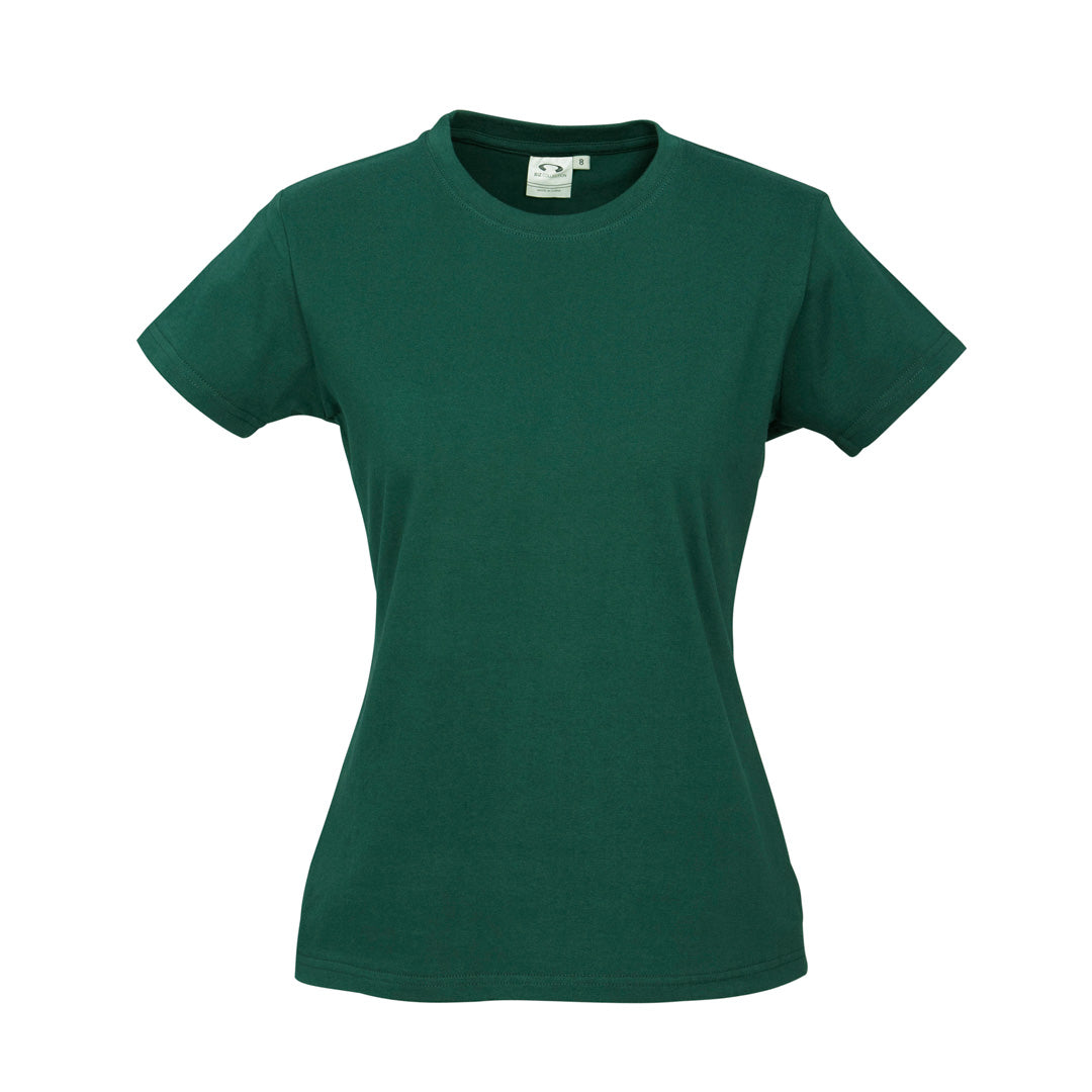 Biz Collection The Ice Tee | Ladies | Short Sleeve | Dark Colours Forest Shirts & Tops
