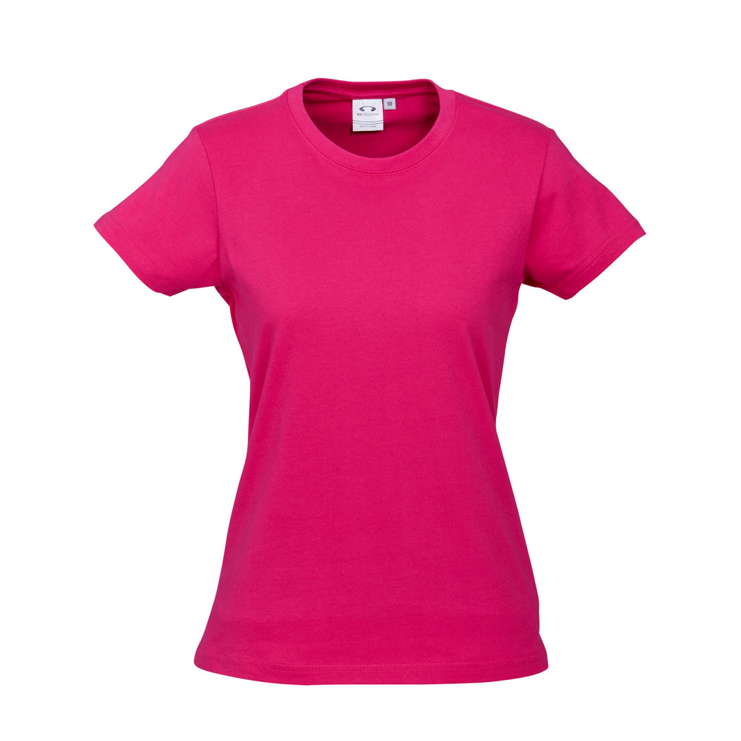 Biz Collection The Ice Tee | Ladies | Short Sleeve | Bright Colours Fuchsia Shirts & Tops