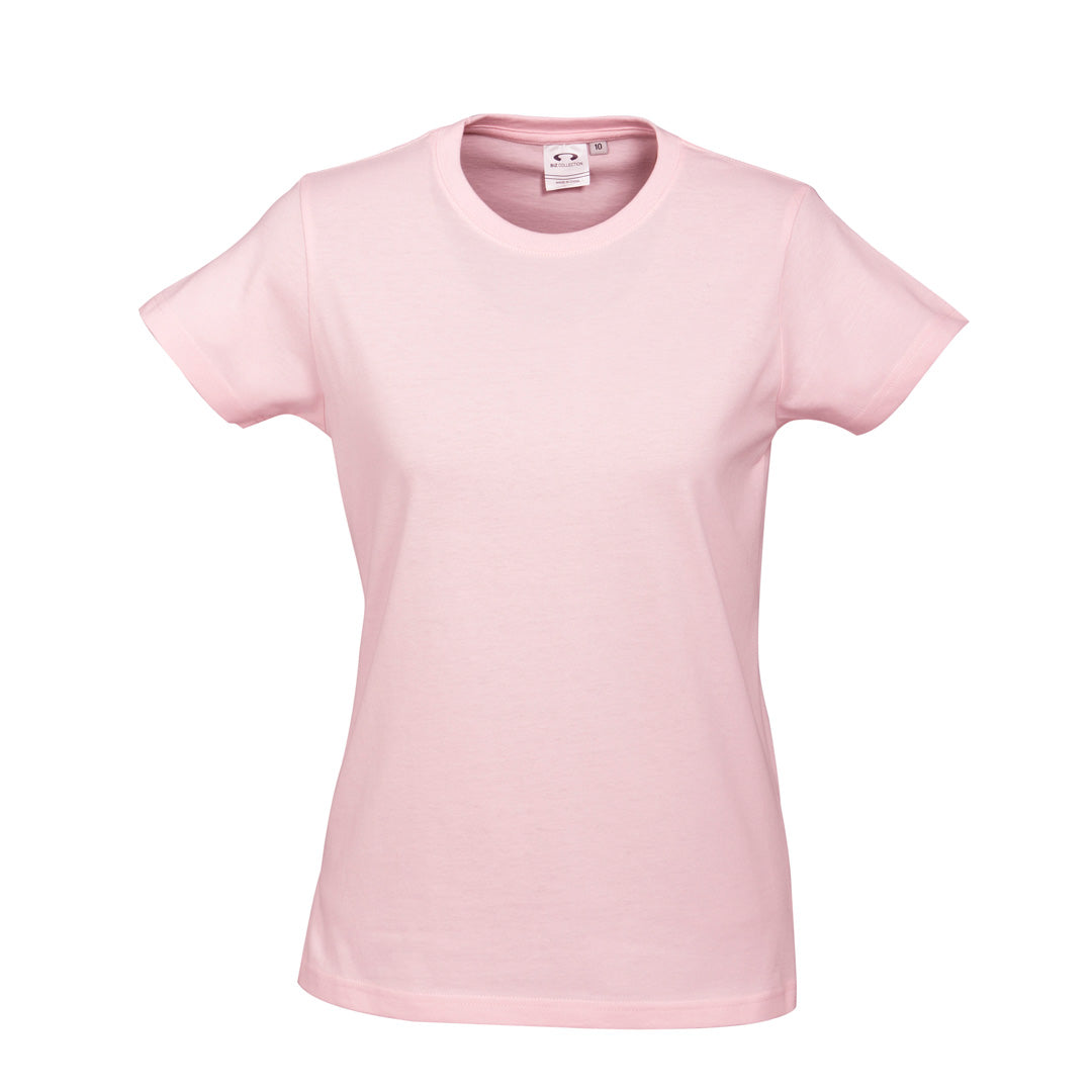 Biz Collection The Ice Tee | Ladies | Short Sleeve | Light Colours Pink Shirts & Tops