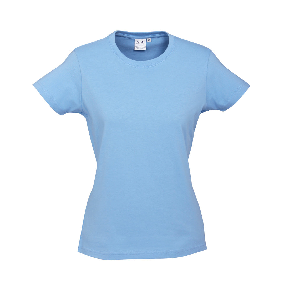 Biz Collection The Ice Tee | Ladies | Short Sleeve | Light Colours Spring Blue Shirts & Tops