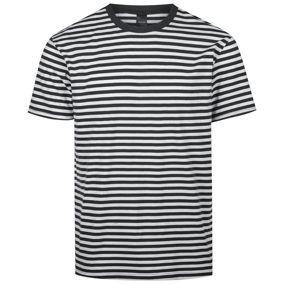 Identitee The Stevie Tee | Mens Black/White Shirts & Tops