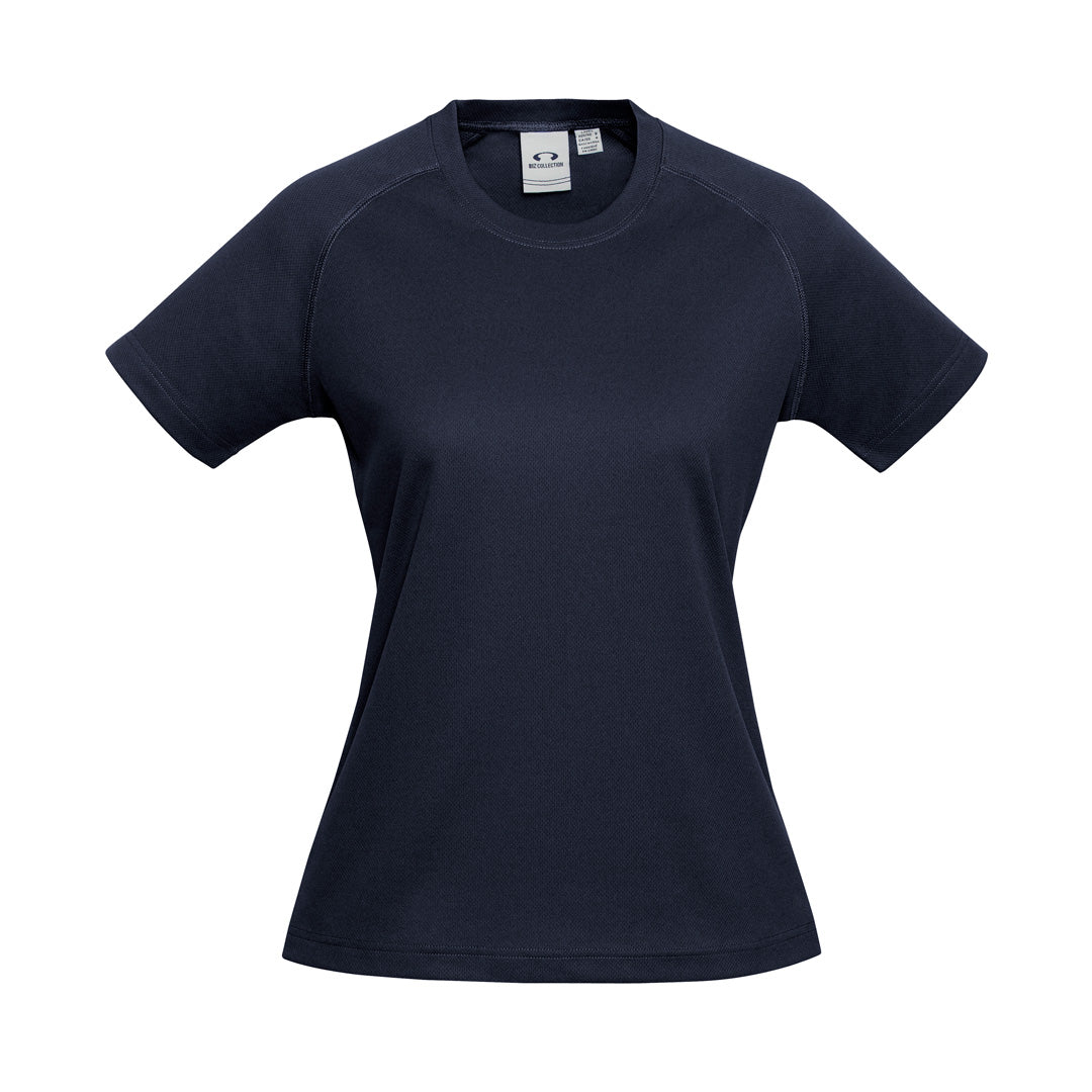 Biz Collection The Sprint Tee | Ladies | Short Sleeve Navy Shirts & Tops
