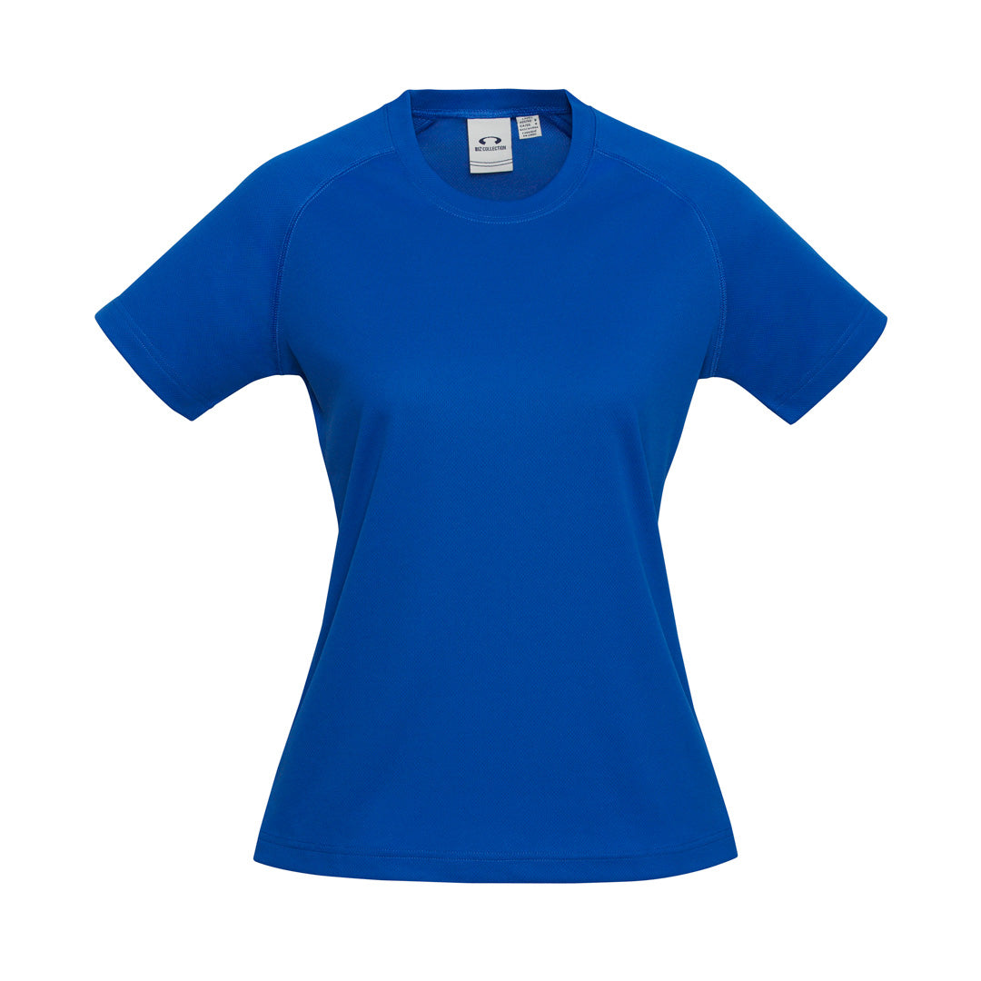 Biz Collection The Sprint Tee | Ladies | Short Sleeve Royal Shirts & Tops