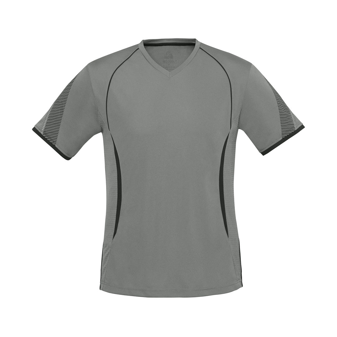 Biz Collection The Razor Tee | Mens | Short Sleeve Ash/Black Shirts & Tops
