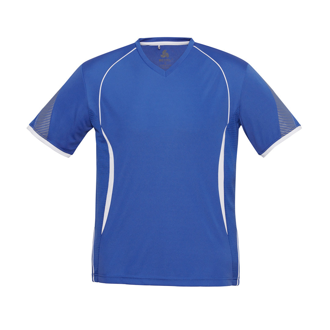 Biz Collection The Razor Tee | Mens | Short Sleeve Royal/White Shirts & Tops