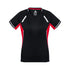Biz Collection The Renegade Tee | Ladies | Short Sleeve Black/Red/Silver Shirts & Tops
