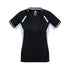 Biz Collection The Renegade Tee | Ladies | Short Sleeve Black/White/Silver Shirts & Tops
