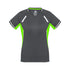 Biz Collection The Renegade Tee | Ladies | Short Sleeve Grey/Lime/Silver Shirts & Tops