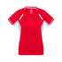 Biz Collection The Renegade Tee | Ladies | Short Sleeve Clearance Red/White/Silver Shirts & Tops