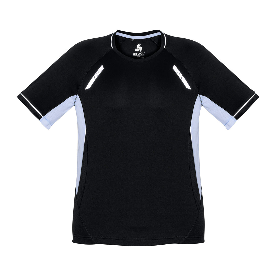 Biz Collection The Renegade Tee | Mens | Short Sleeve Black/White/Silver Shirts & Tops