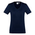 Biz Collection The Aero Tee | Ladies | Short Sleeve Navy Marle Shirts & Tops