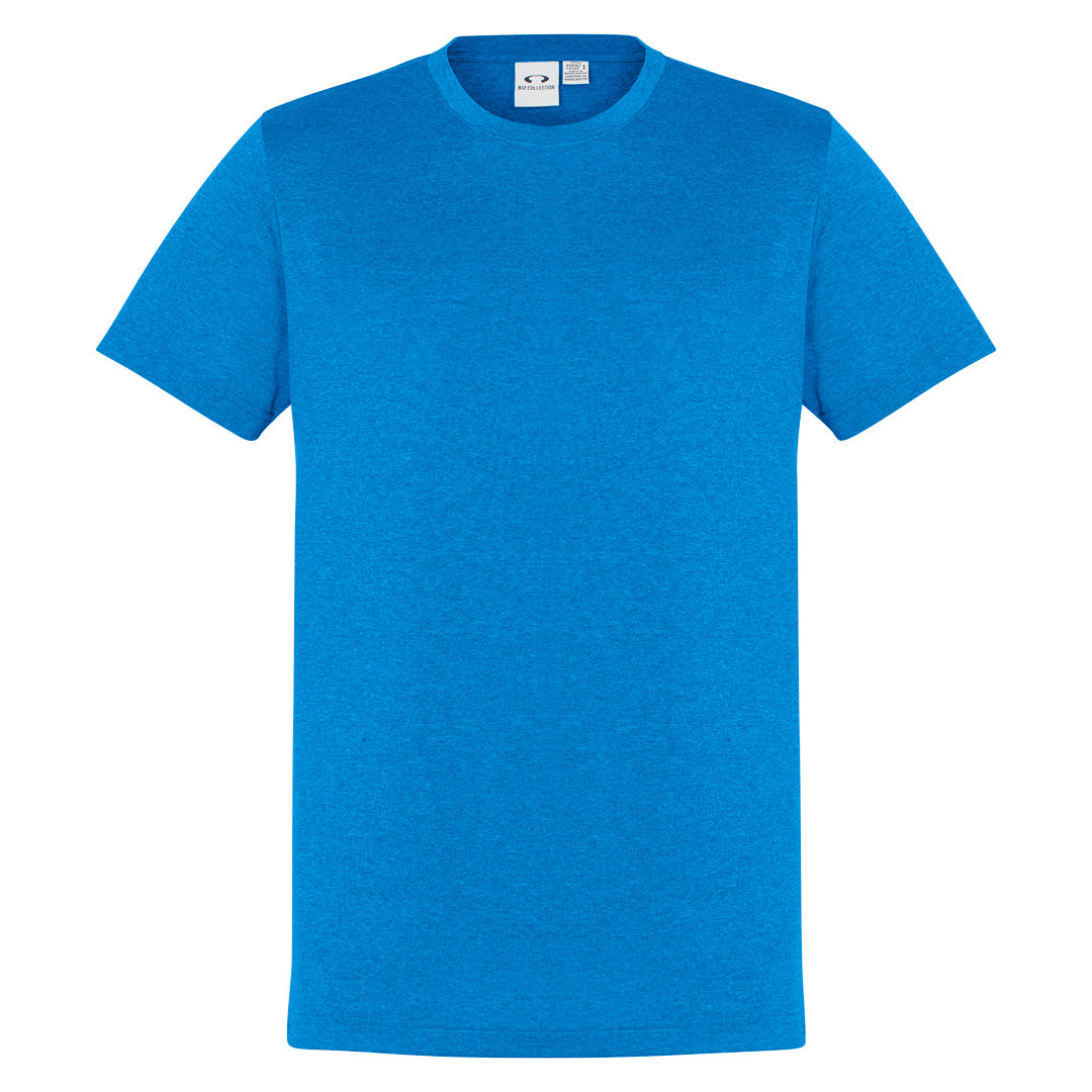 Biz Collection The Aero Tee | Mens | Short Sleeve Cyan Marle Shirts & Tops