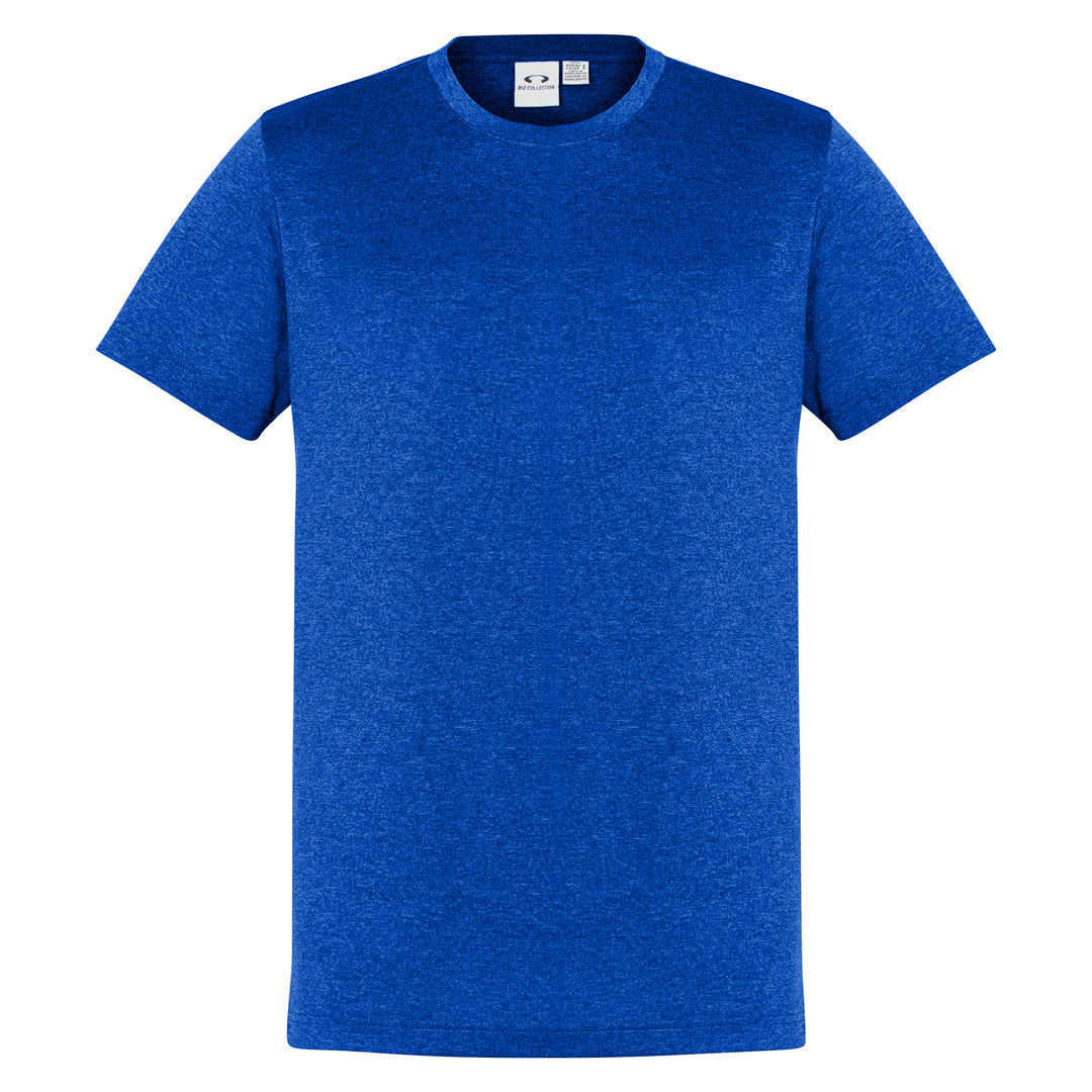 Biz Collection The Aero Tee | Mens | Short Sleeve Electric Blue Marle Shirts & Tops