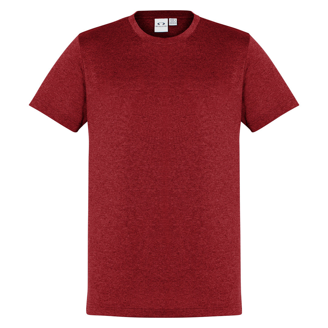 Biz Collection The Aero Tee | Mens | Short Sleeve Red Marle Shirts & Tops