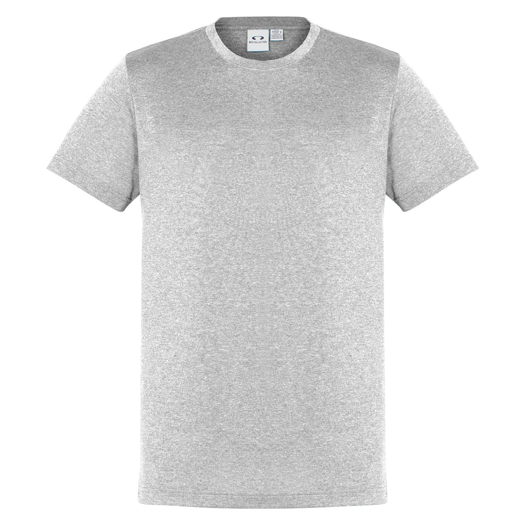 Biz Collection The Aero Tee | Mens | Short Sleeve Silver Marle Shirts & Tops
