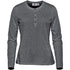 Stormtech The Torcello Henley Tee | Long Sleeve | Ladies Graphite Marle Shirts & Tops