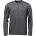 Stormtech The Torcello Henley Tee | Long Sleeve | Mens Graphite Marle Shirts & Tops