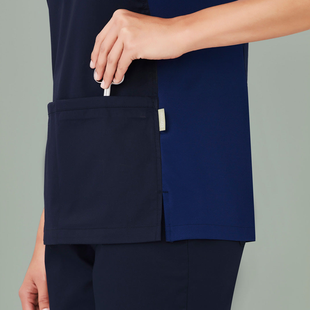Biz Care The Riley V Neck Scrub Top | Ladies Scrubs