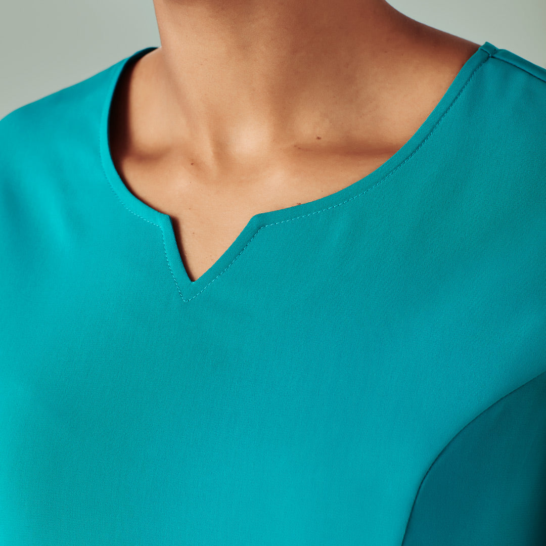 Biz Care The Avery Round Neck Scrub Top | Ladies Scrubs