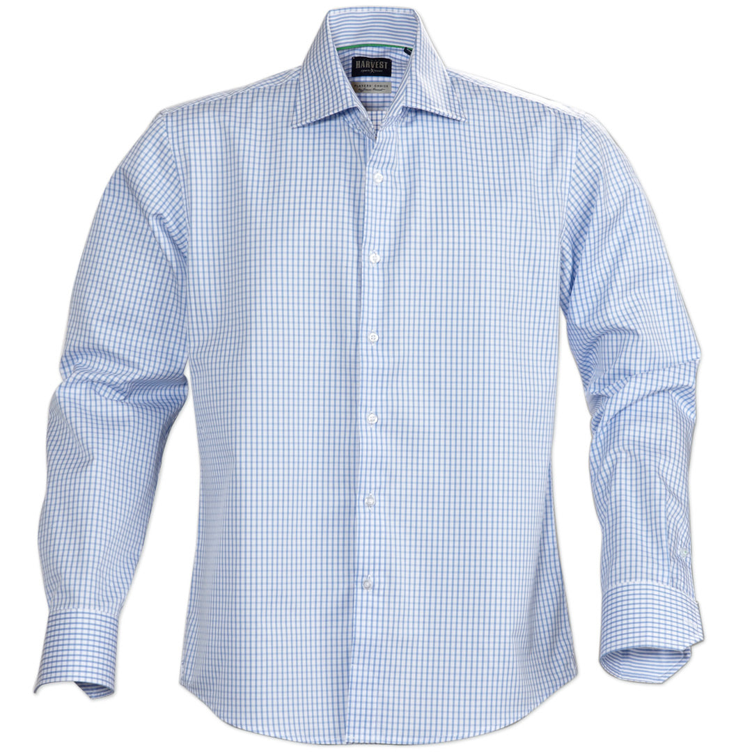 James Harvest The Tribeca Shirt | Mens | Long Sleeve Light Blue Shirts & Tops