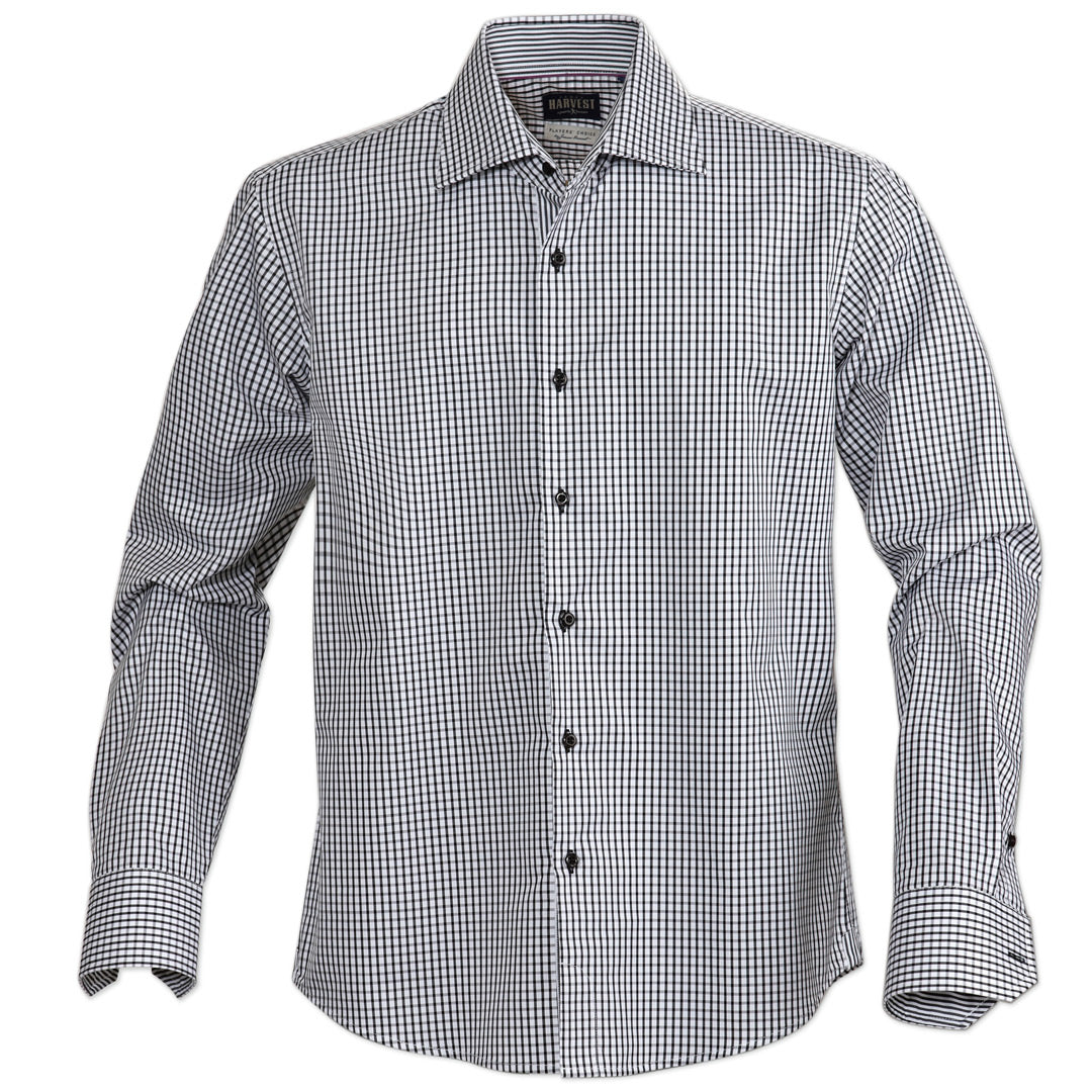James Harvest The Tribeca Shirt | Mens | Long Sleeve Black Shirts & Tops