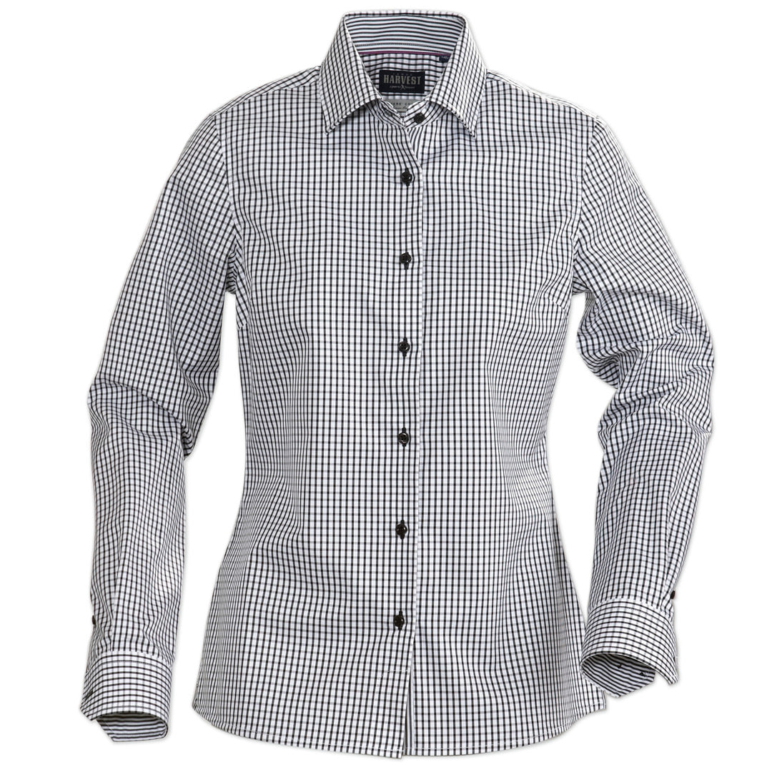 James Harvest The Tribeca Shirt | Ladies | Long Sleeve Black Shirts & Tops