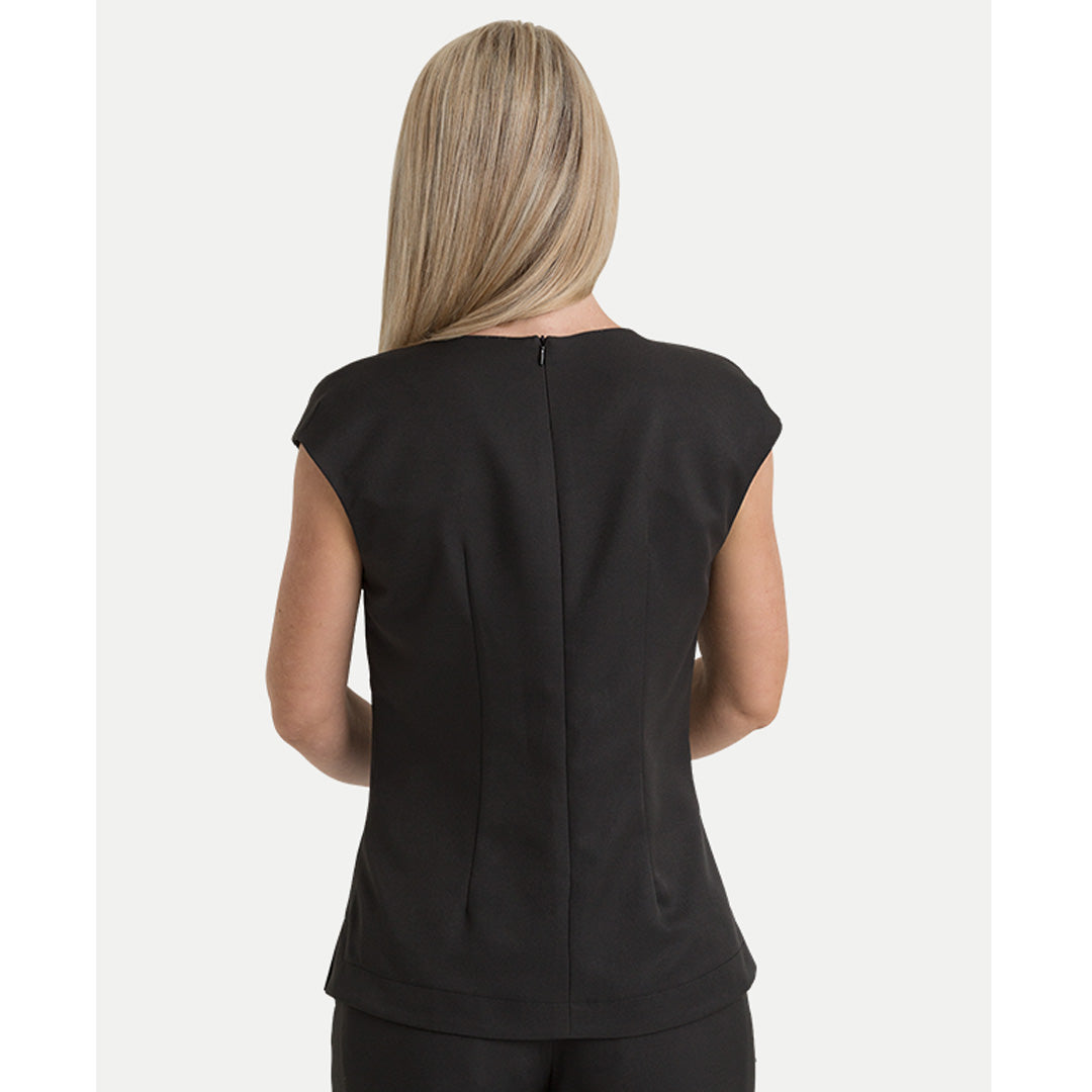 Corporate Comfort The Victoria Shell Top | Cap Sleeve | Ladies Shirts & Tops