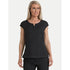 Corporate Comfort The Victoria Shell Top | Cap Sleeve | Ladies Black Shirts & Tops