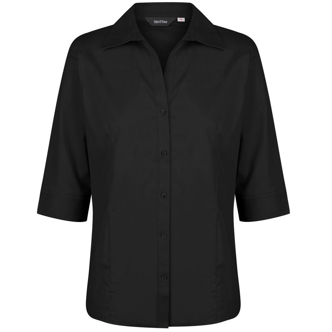 Identitee The Rodeo Shirt | Ladies 3/4 Sleeve Black Shirts & Tops