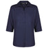 Identitee The Rodeo Shirt | Ladies 3/4 Sleeve Navy Shirts & Tops