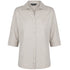 Identitee The Rodeo Shirt | Ladies 3/4 Sleeve Taupe Shirts & Tops