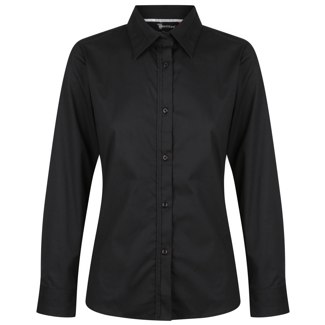 Identitee The Vegas Shirt | Ladies | Long Sleeve Black Shirts & Tops