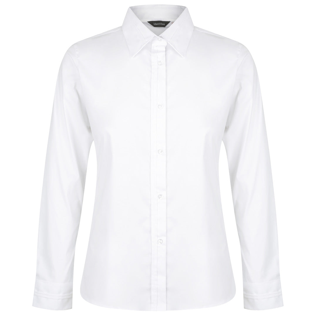 Identitee The Vegas Shirt | Ladies | Long Sleeve White Shirts & Tops